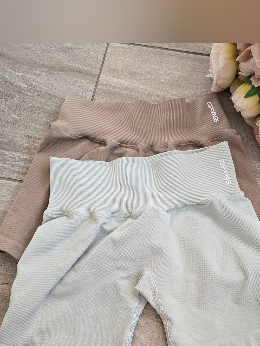 Bundle Nwt Dfyne HANNAH PEARSON BUNDLE 2 SHORTS SIZE MEDIUM Tan And Aloe - Picture 12 of 12